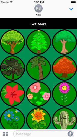 Tree Stickers For iMessage