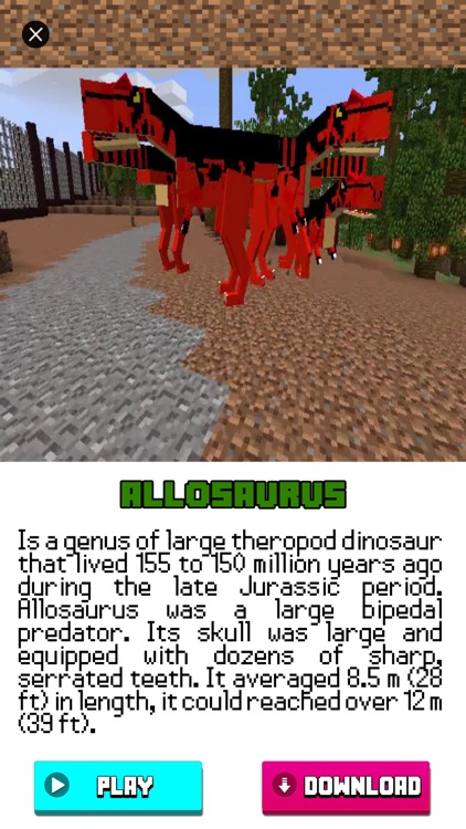 DINOSAUR MOD FREE for Minecraft PC Game Guide screenshot-3