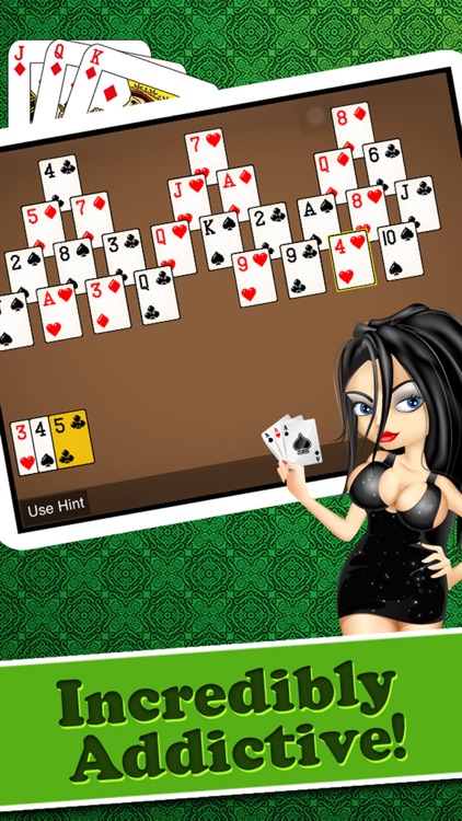 Tri-Peaks Solitaire Pro : Card Brain IQ Training