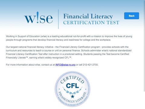 w!se Financial Literacy screenshot 3