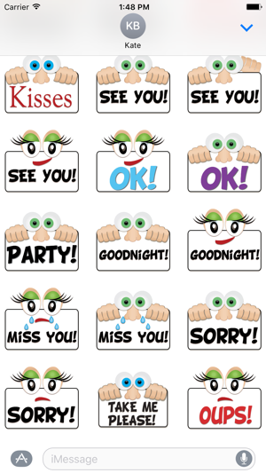 Text bites stickers for iMessage(圖5)-速報App