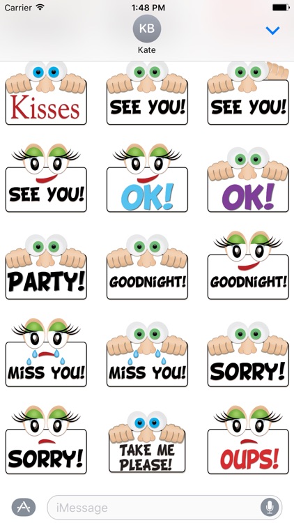 Text bites stickers for iMessage screenshot-4