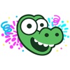 Funny Crocodile Stickers