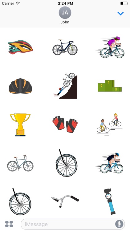 Bicycle Action Stickers