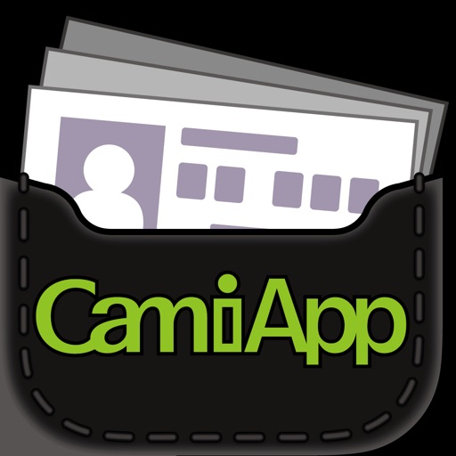 CamiAppCards - scan 8 business cards in 1 action! iOS App