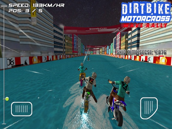 汚れ自転車モトクロス波のラリー - ジェットスキーレースゲームのおすすめ画像3