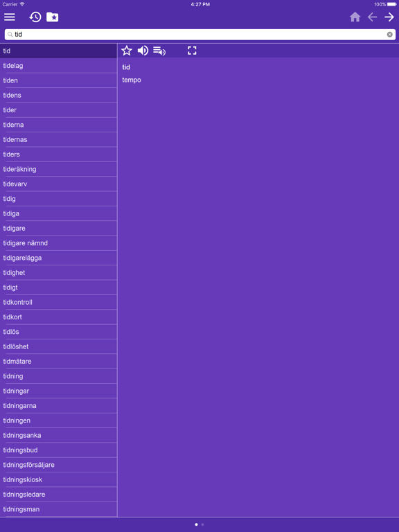 Screenshot #5 pour Dizionario Italiano-Svedese