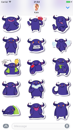 Monster - Stickers for iMessage(圖2)-速報App