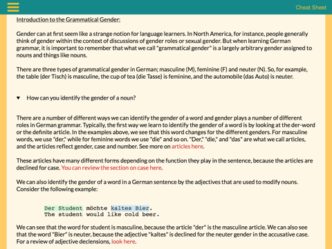 UMD German Grammar Guide - náhled
