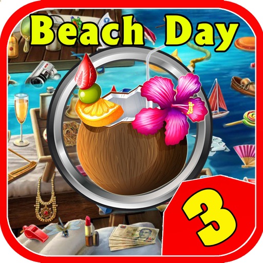 Free Hidden Objects : Beach Day 3 icon