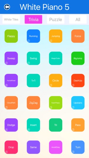 White Piano 5 : Tiles Master 5 Magic Trivia games(圖4)-速報App