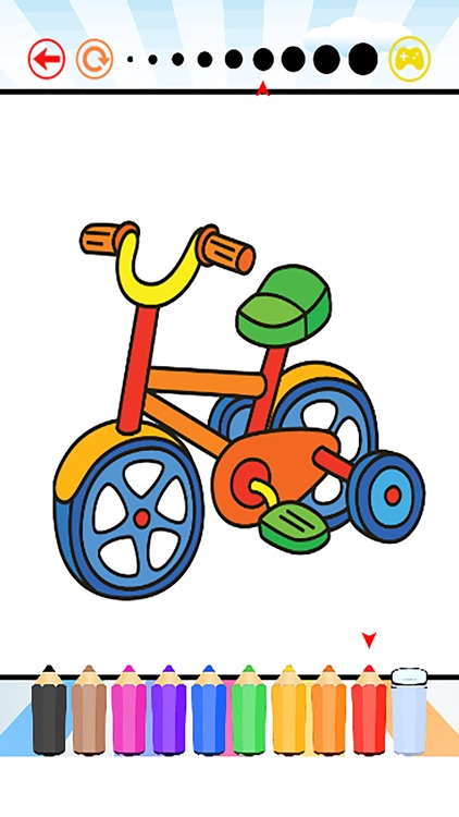 My Vehicles Coloring Pages for Kids : All in 1 Painting Learning Games for Kindergarteners Free