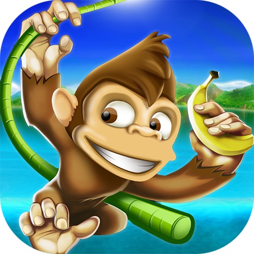 Banana Kong Island: Monkey Jungle Run & Jump iOS App