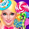 Candy Shop Girl: Sweet Cooking & Beauty Salon Game