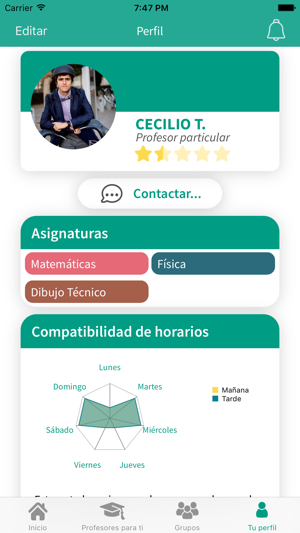 Tutorio - Estudiantes, profesores y academias(圖3)-速報App