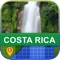 Costa Rica offline map mobile application