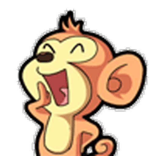 Naughty Monkey Sticker Pack icon