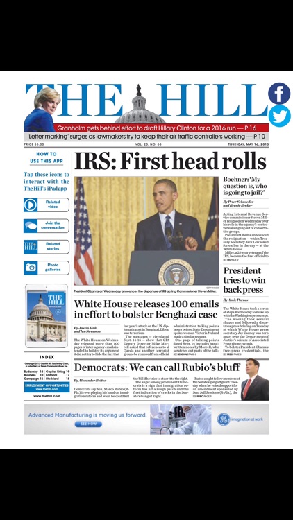 The Hill - Digital Edition for iPad