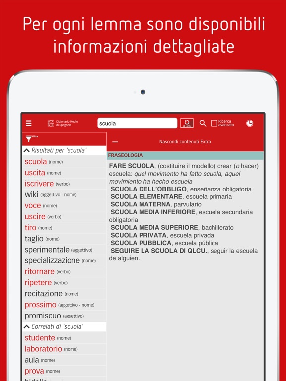 Dizionario medio di Spagnolo screenshot 2