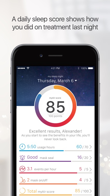 myAir™ for Air10™ by ResMed