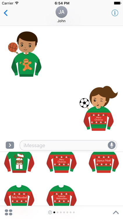 Ugly Christmas Sweaters Sticker Pack