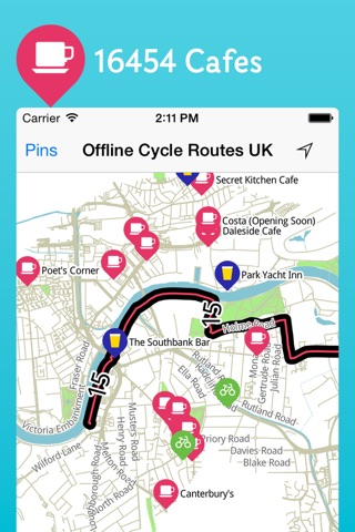 Offline Cycle Routes UK - Maps screenshot 4