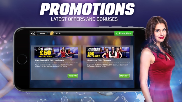 Coral Live Casino - Roulette, Baccarat & Blackjack screenshot-3