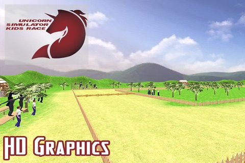 Unicorn Simulator Kids Race 3D screenshot 4