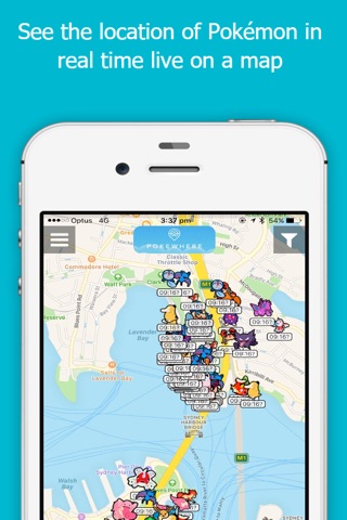 Pokemon GO Map Radar - Find live realtime pokemons by Pokemon GO Map