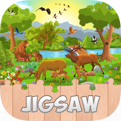 Cute Animals Puzzle HD - Funny Jigsaw Games Icon