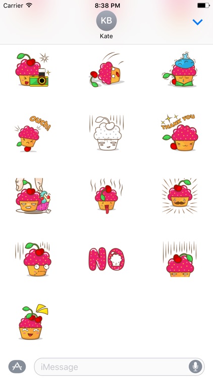 Sweet Cupcake Sticker