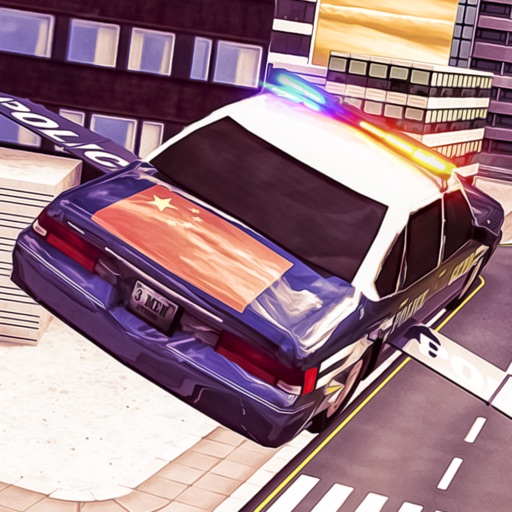 Free Sports Futuristic Police Car Simulation iOS App