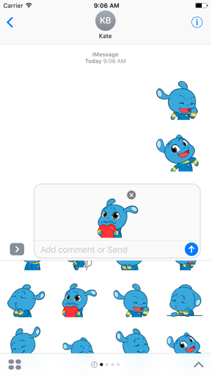 Alien Rabbit - Animated Stickers And Emo