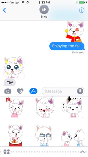 Animated Cat Emojis for iMessages