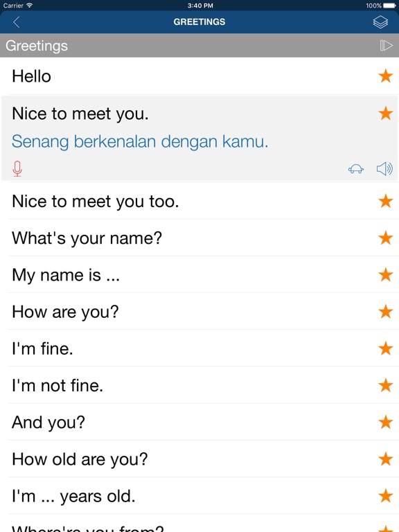 Learn Bahasa Indonesian iPad Learn Bahasa Indonesian iPad