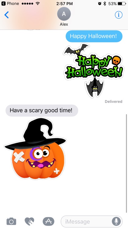 Funny Foods Halloween sticker pack free