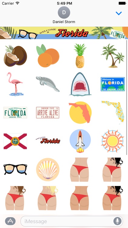 Florida Stickers, Emojis, & Sayings