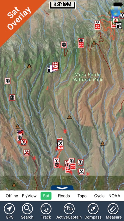 Mesa Verde Park  GPS and outdoor map with guide screenshot-3