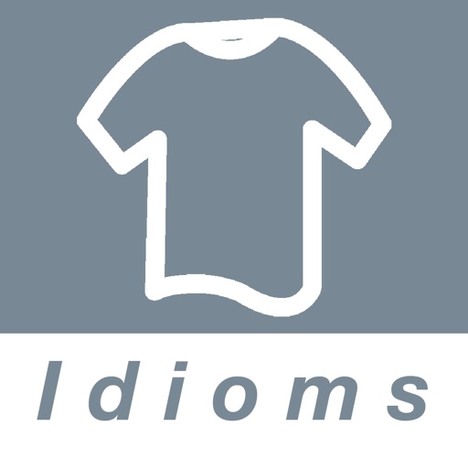 Clothing idioms in English iOS App