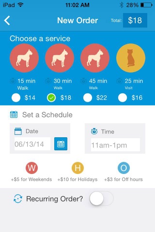 Urban Leash - On demand dog walking in Chicago screenshot 2