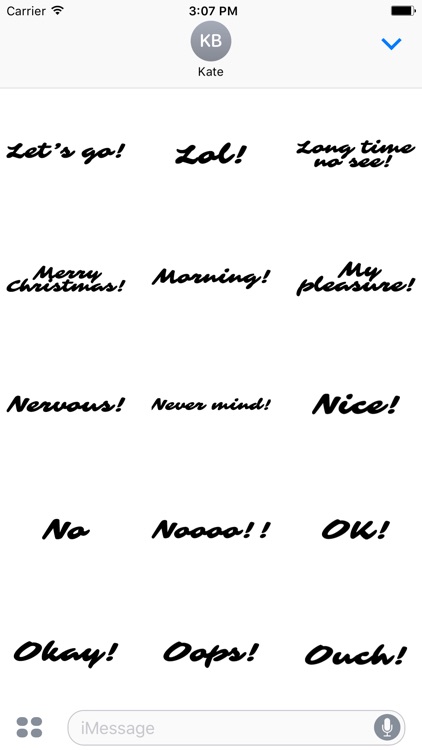 Expressions Handwritten 100+ Stickers