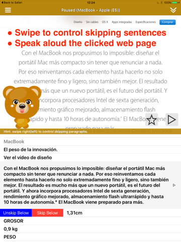 SpeakSpanish 2 (12 Spanish Text-to-Speech) screenshot 2