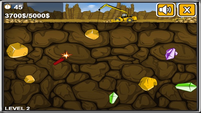 Puzzle Game : Gold Miner Digger