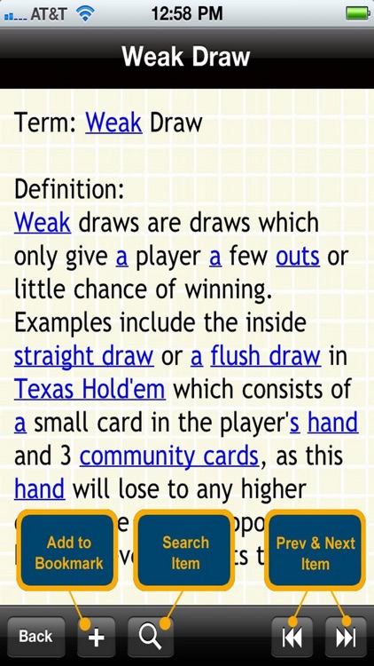 Texas Holdem Poker Glossary