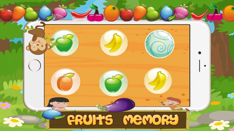 Fruit Garden Match it Memory Game