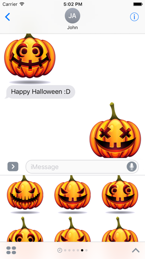 Happy Halloween Pumpkin Sticker Pack 03(圖3)-速報App