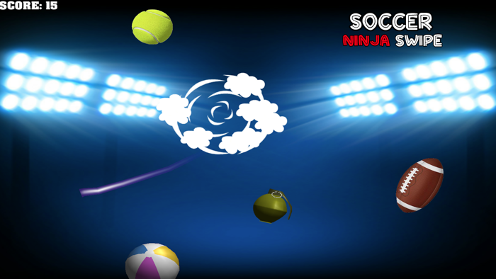 Soccer Ninja Knife Swipe