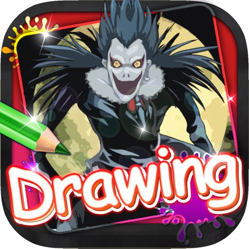 Draw and Paint Manga Coloring Books for Death Note iOS App