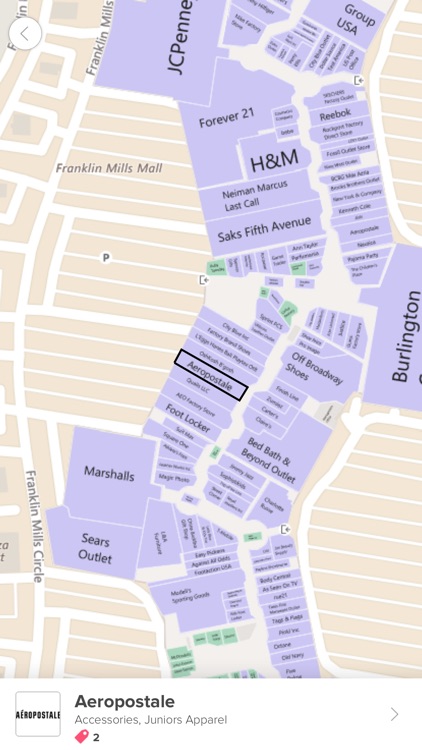 Franklin Mills Mall Map Franklin Mills Mall, Powered By Malltip By Malltip Inc