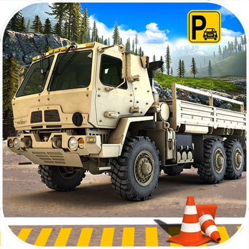 Army Truck Parking : Enemy Mining Track Sim-ulator icon